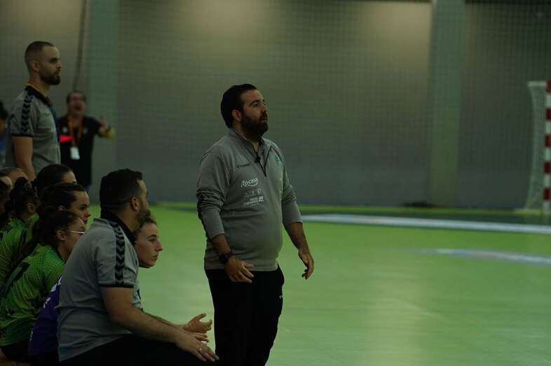 Robert Cuesta, este sábado durante el partido del Rocasa con el Aula Valladolid/TA.